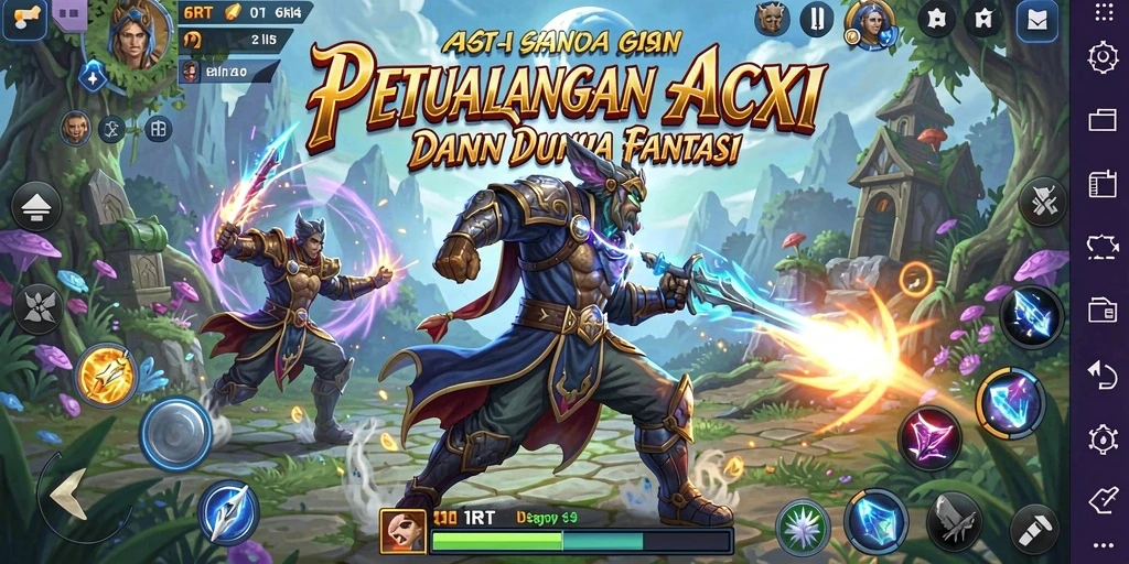 Tangkapan layar gameplay momen seru dalam 6RT.
