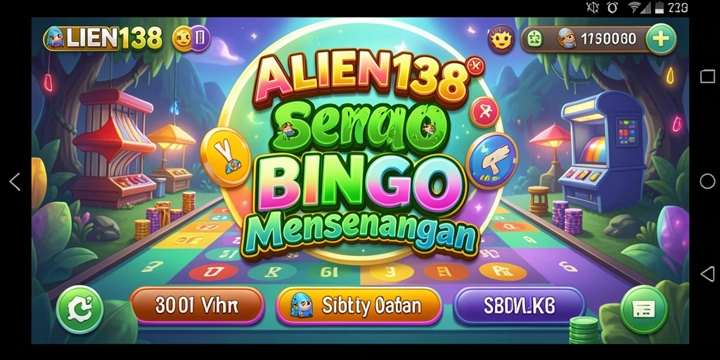 Tampilan gameplay Bingo di ALIEN138 yang mengasyikkan.