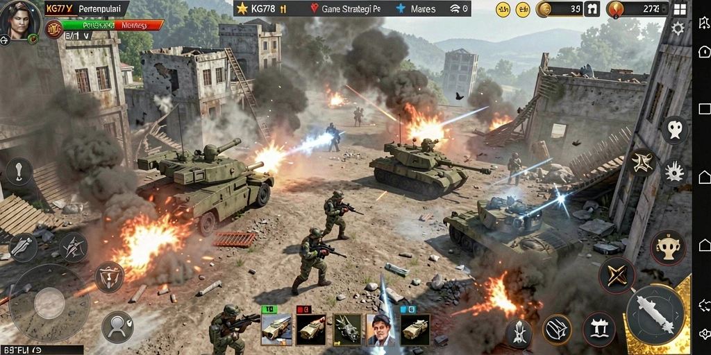 Tampilan gameplay KG778 yang menegangkan dan menarik.