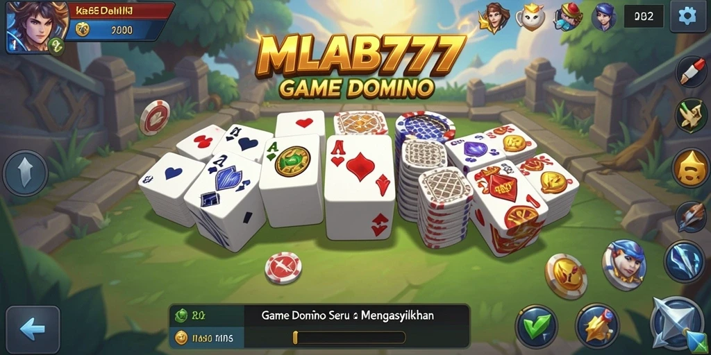 Tangkapan layar gameplay seru MLBB777 menunjukkan pengalaman bermain Domino yang menarik.