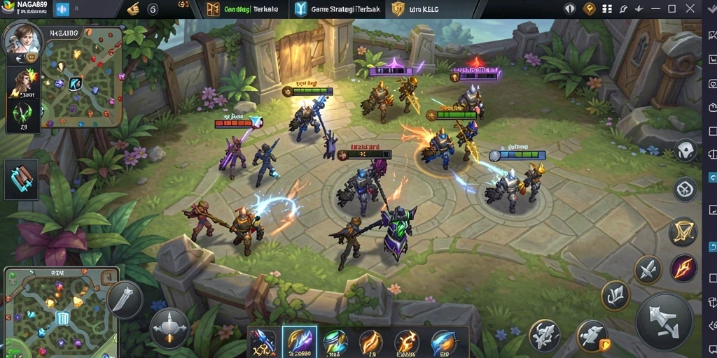 Tampilan gameplay menarik NAGA889 sebagai game SLG.
