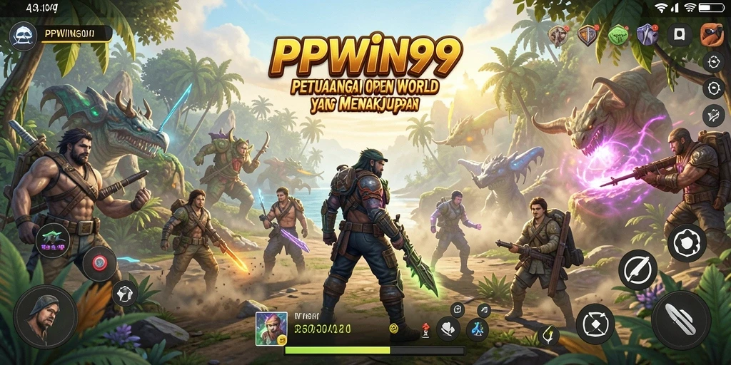 Tangkapan layar gameplay PPWIN99 yang menunjukkan dunia terbuka yang luas dan interaktif.