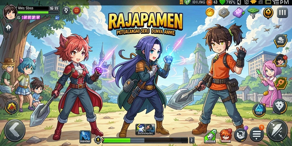 Gameplay mengasyikkan dengan karakter anime yang menawan