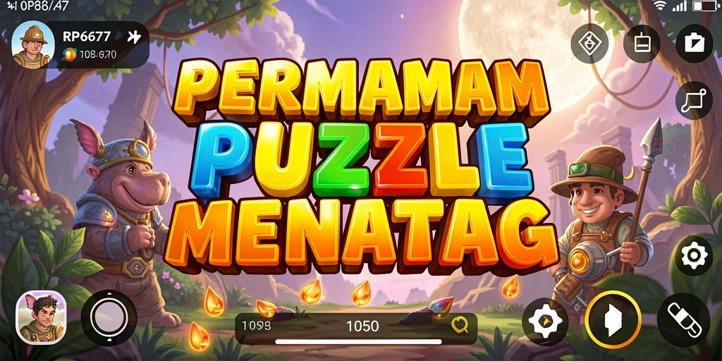 Tampilan gameplay menarik dari RP6677 dengan berbagai puzzle yang menantang.