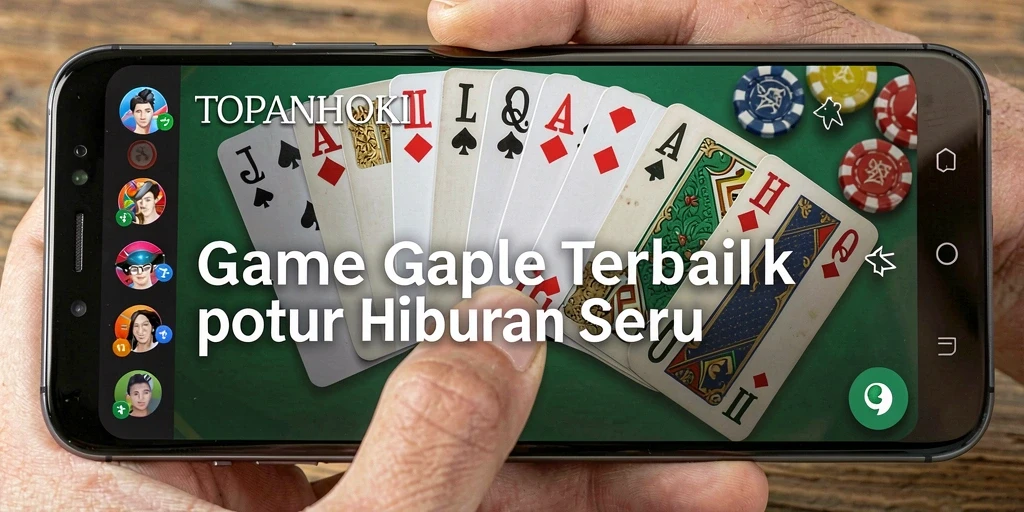 Gameplay seru Gaple dalam tampilan yang menarik.