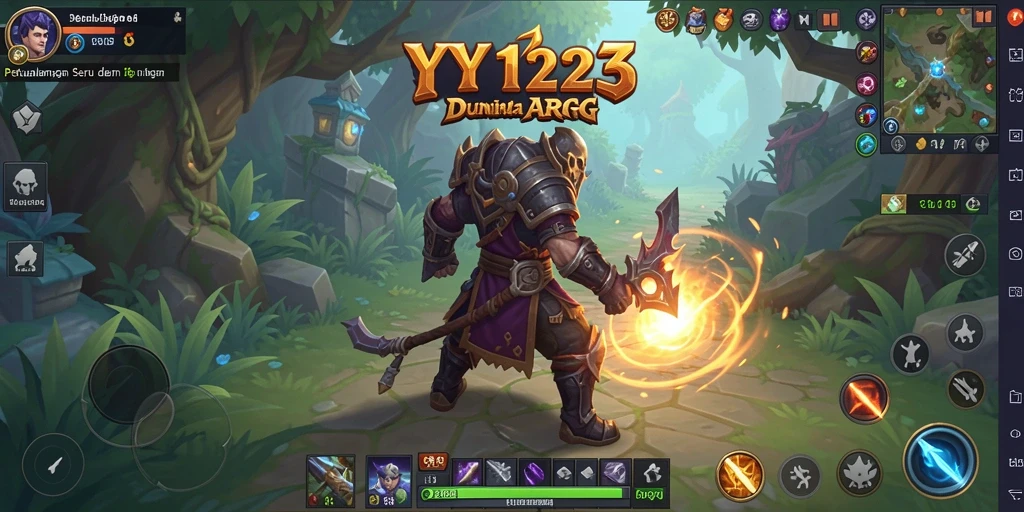Tampilan menarik dari gameplay seru YY123.