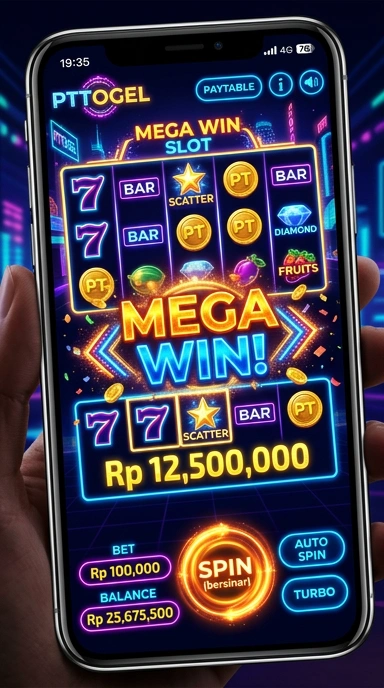 Halaman unduh aplikasi PTTogel yang sederhana dan informatif.